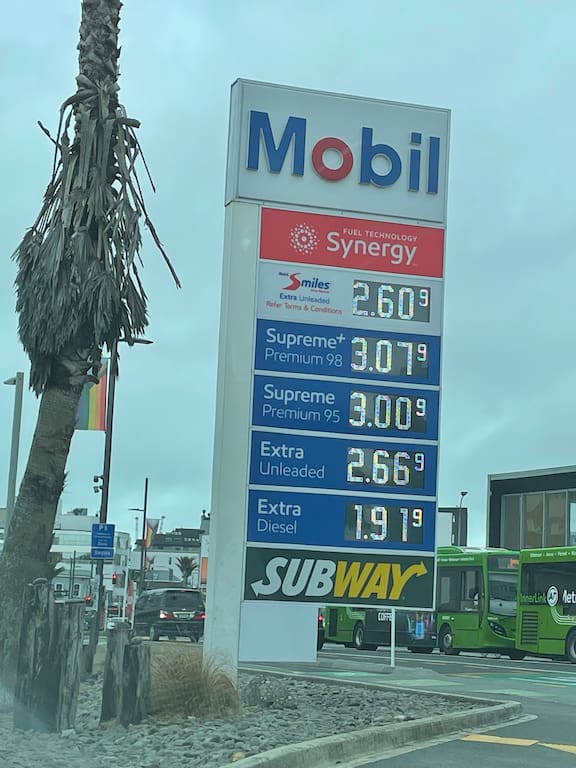 91 unleaded price