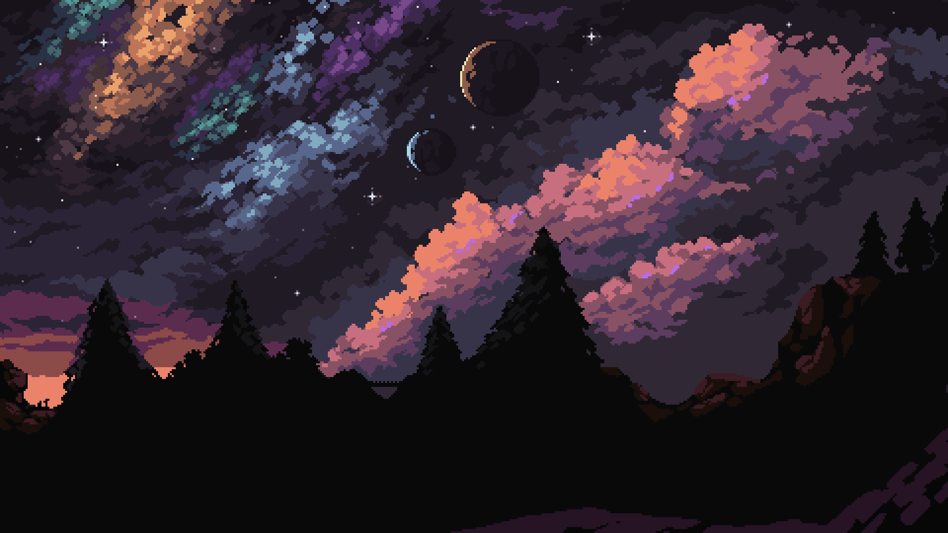 pixel art fondo de pantalla