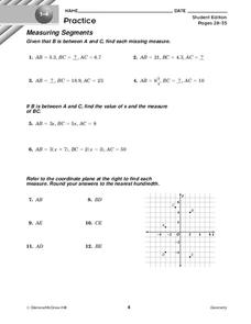 measuring segments and angles worksheet