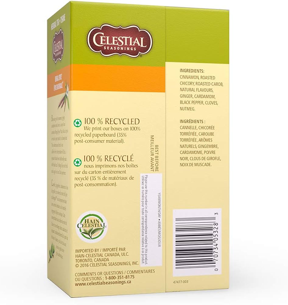 celestial seasonings tea canada