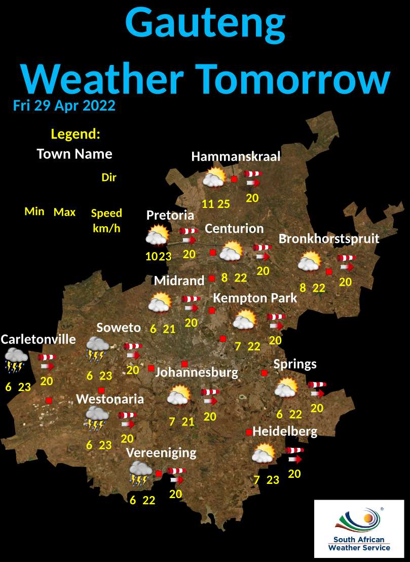 centurion gauteng weather