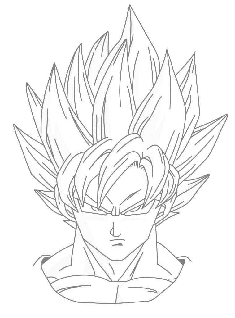 dragon ball goku dibujo