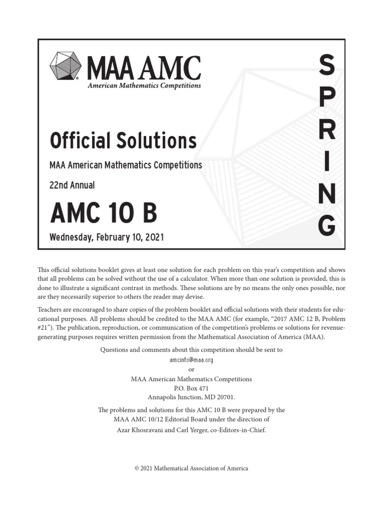 2021 amc answers