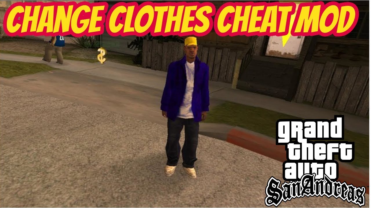 change clothes cheat gta san andreas