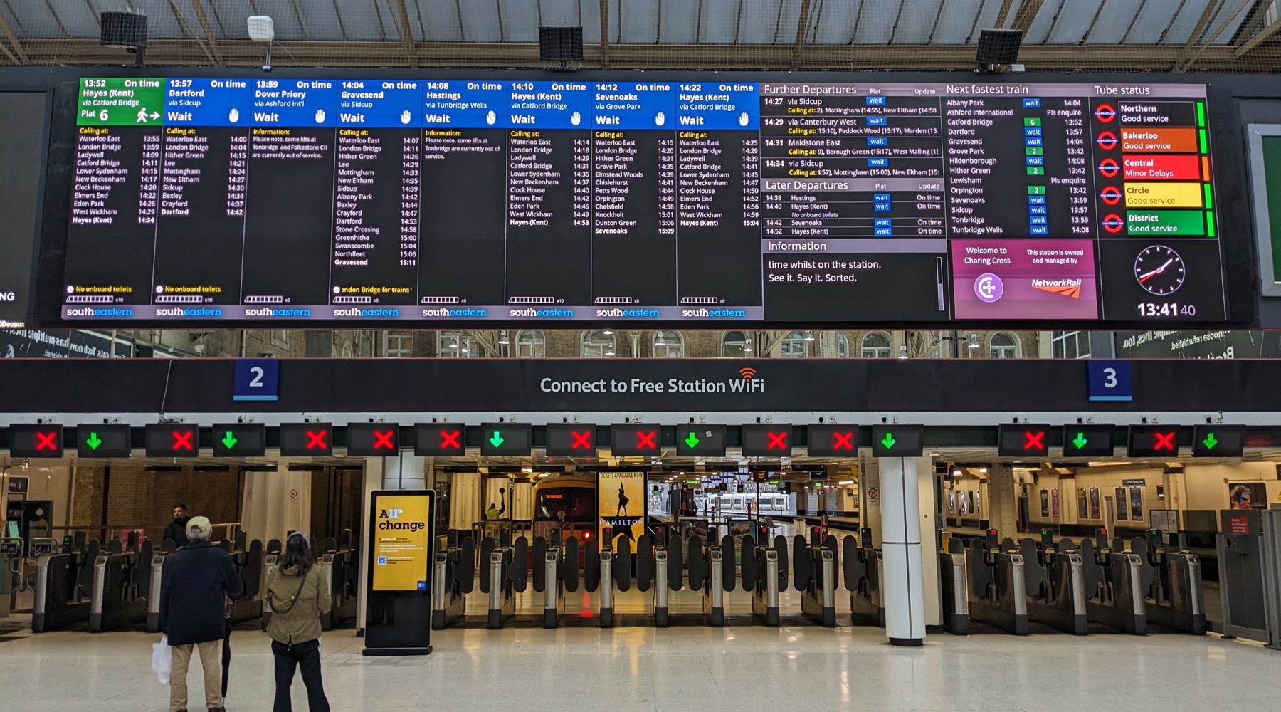 charing cross live departures