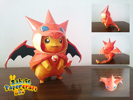 charizard papercraft