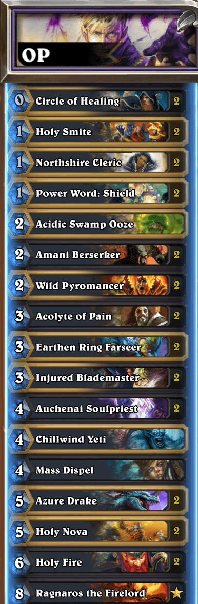 cheap priest deck