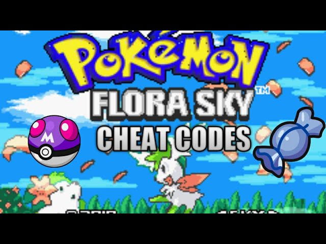 cheat code pokemon flora sky