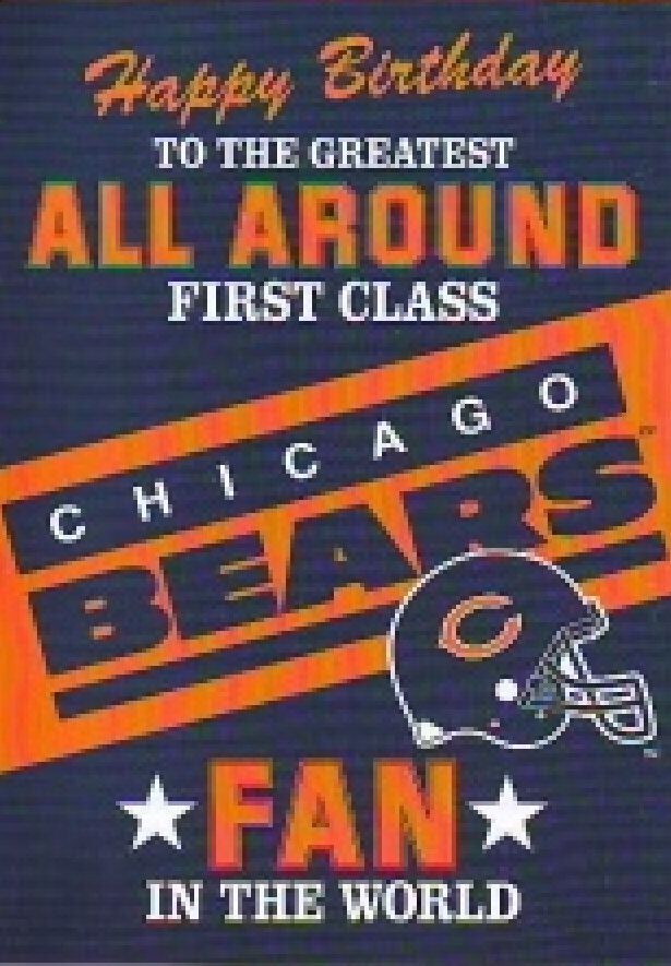 chicago bears birthday meme