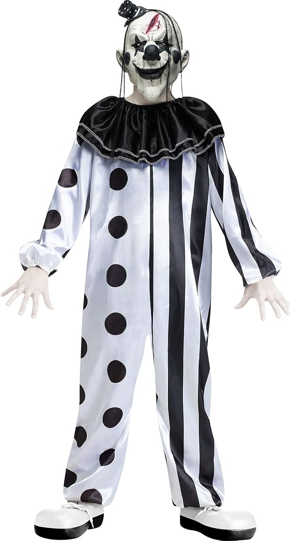 childrens clown halloween costumes