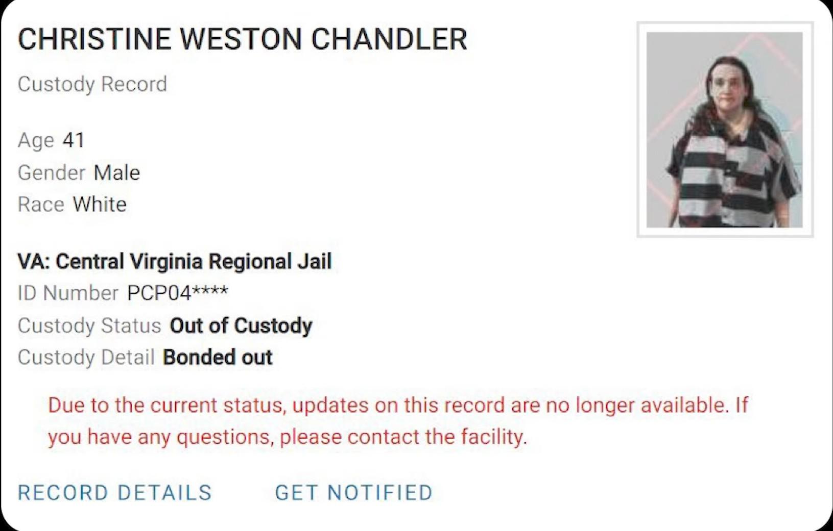 chris chan released