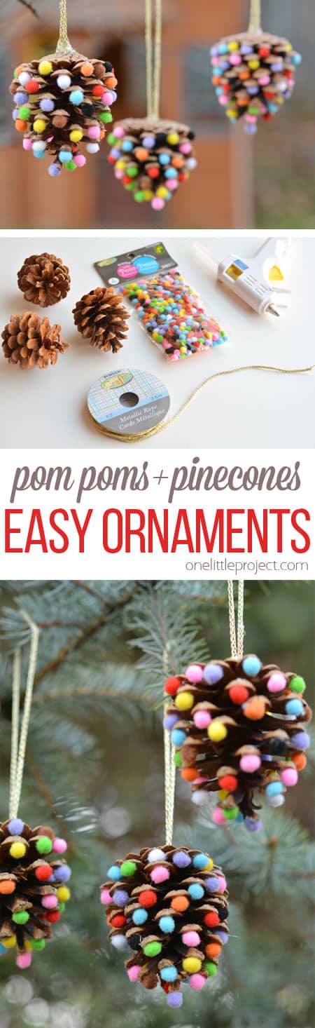 christmas crafts with pom poms