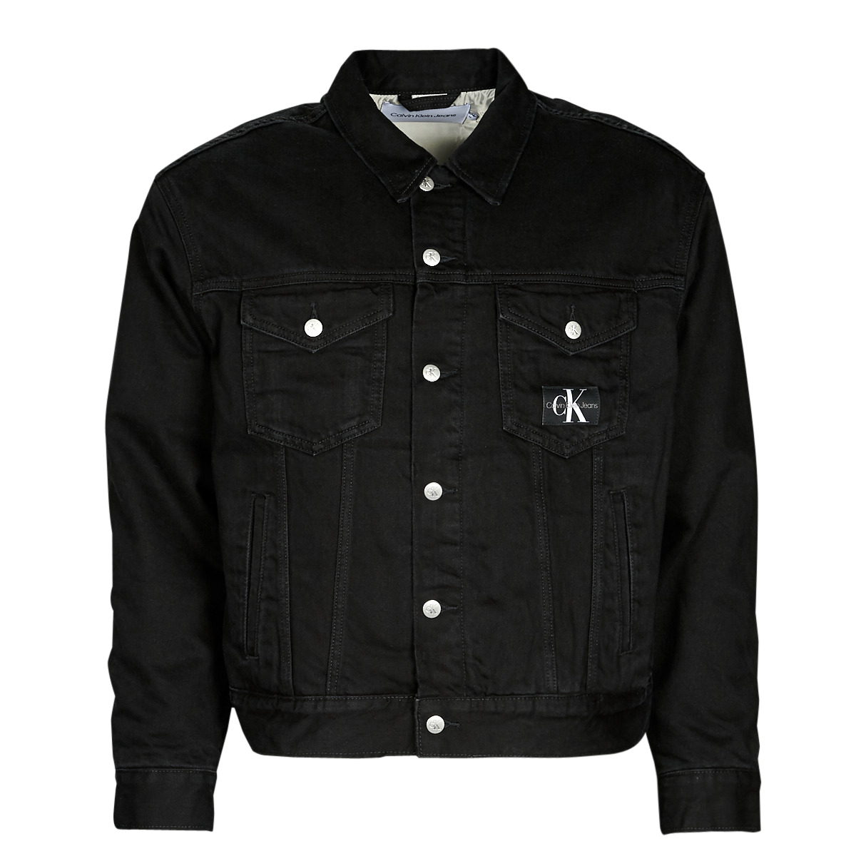 ck black denim jacket