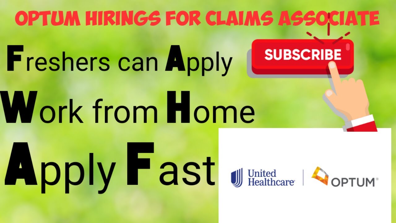 claims associate optum