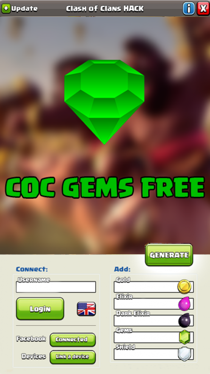 clash of clans gems hack site