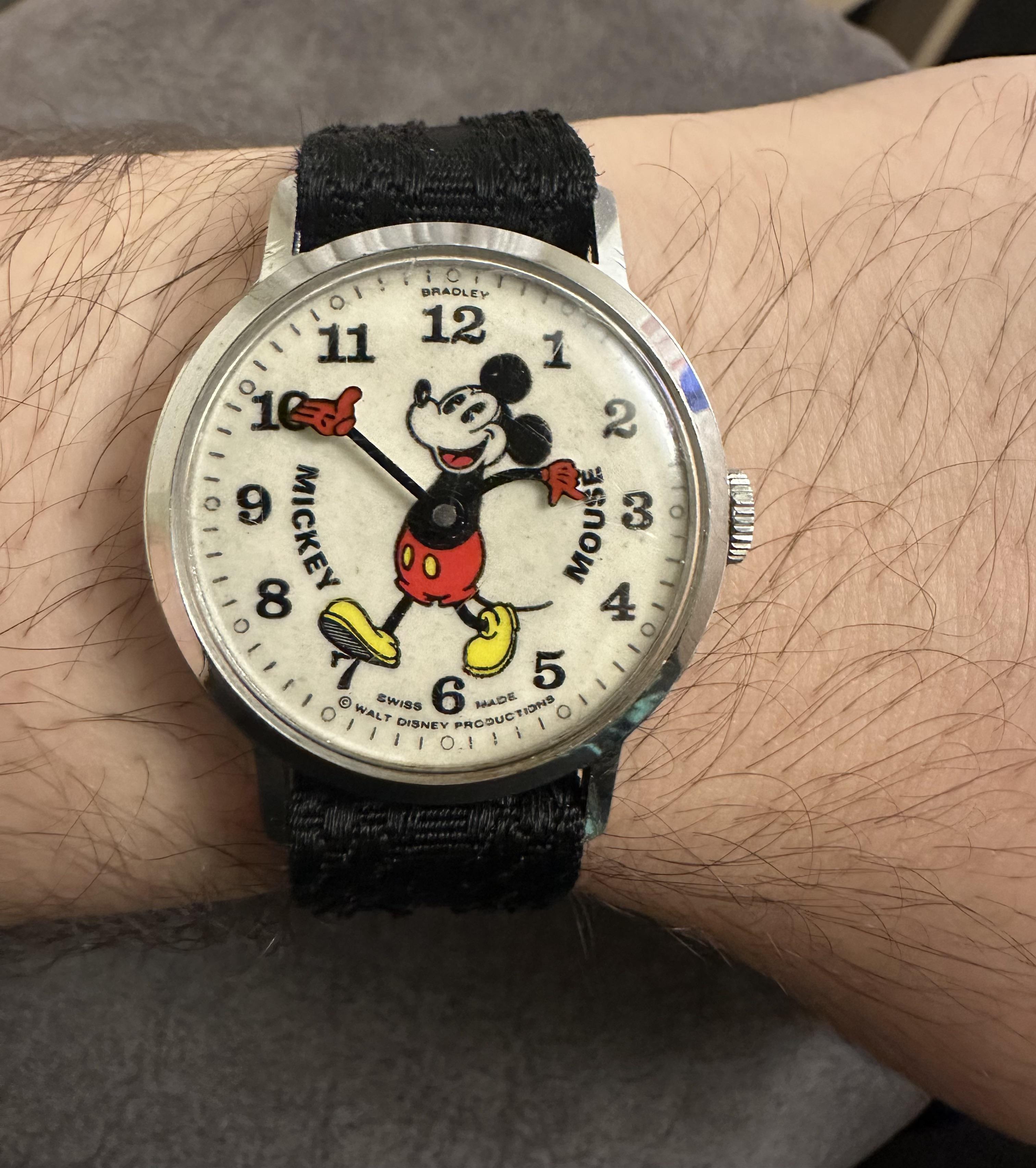 classic mickey mouse watch