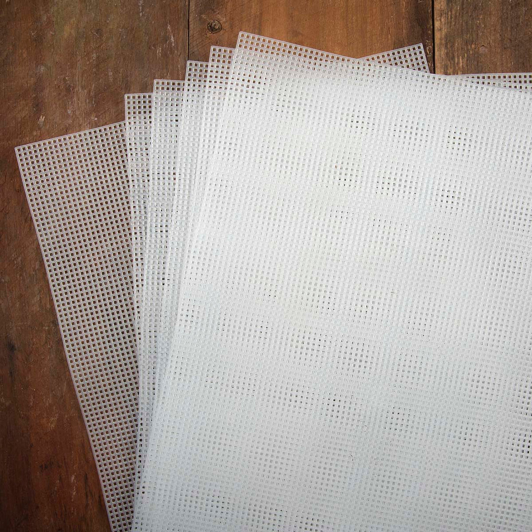 clear plastic canvas sheets