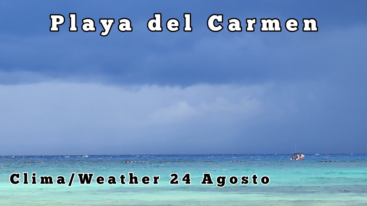 clima en playa del carmen weather channel