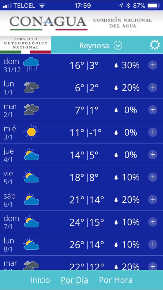 clima para mañana en reynosa