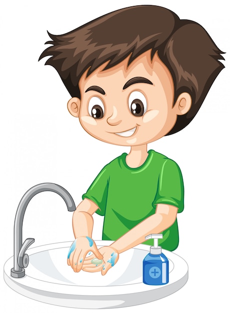 clip art washing hands