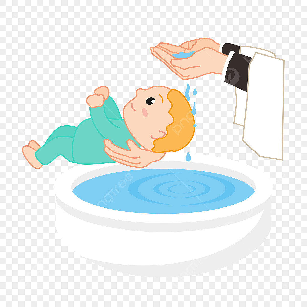 clipart baptism