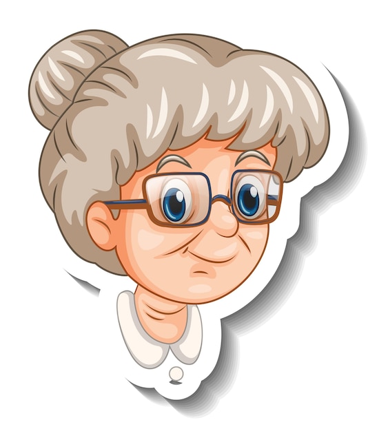 clipart of grandmother