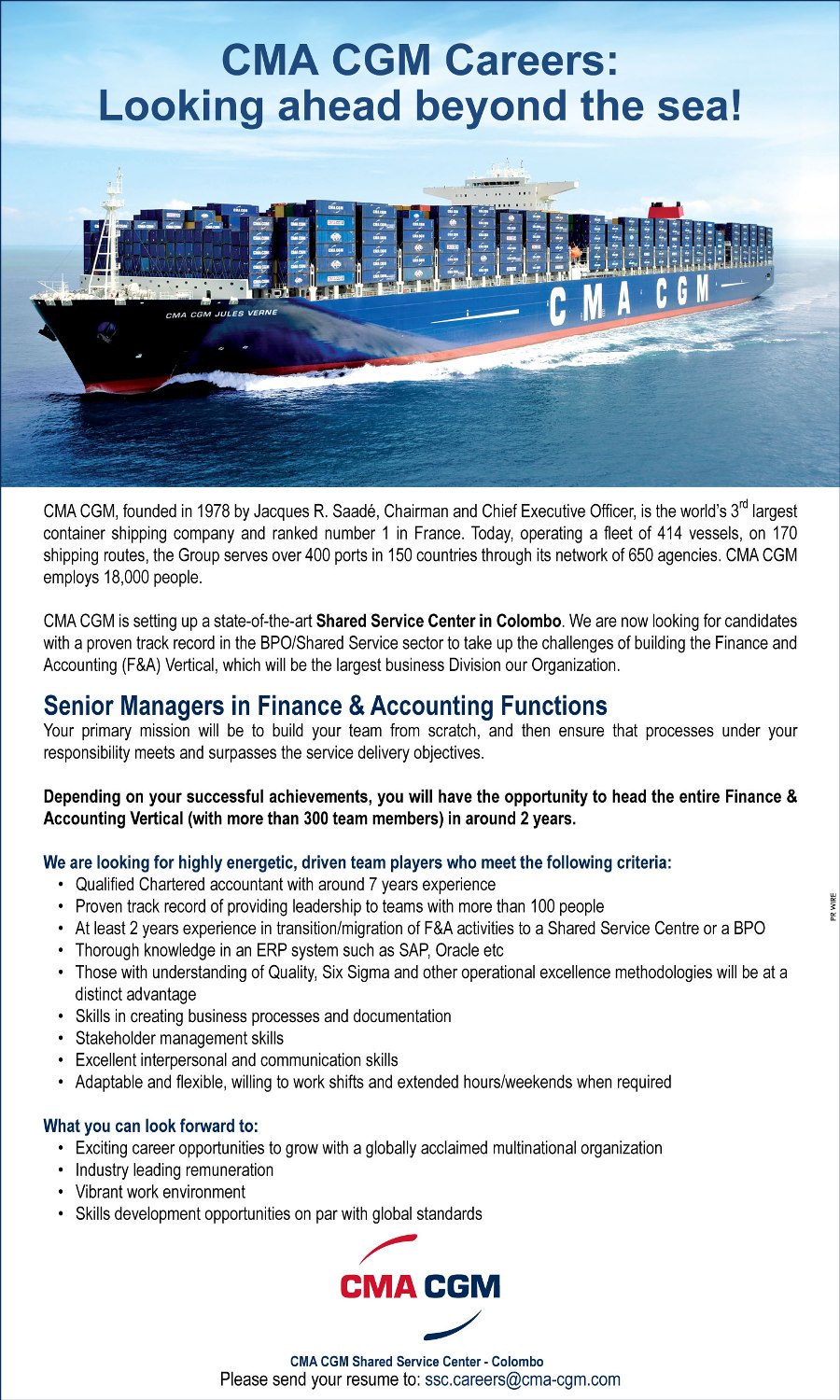 cma cgm job