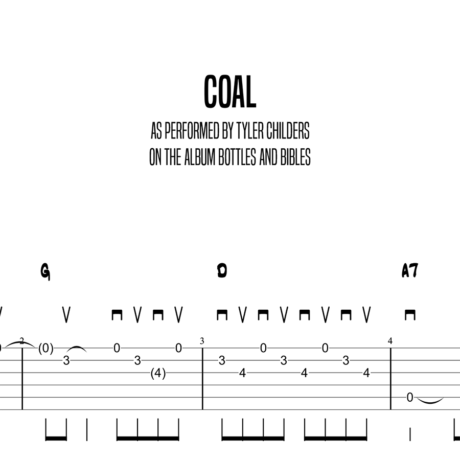 coal tyler childers chords