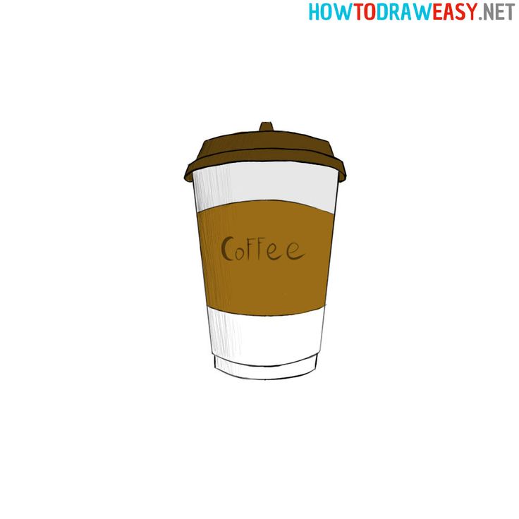 coffee cup drawing