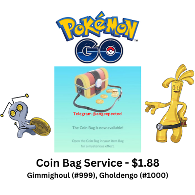 coin bag pokémon go