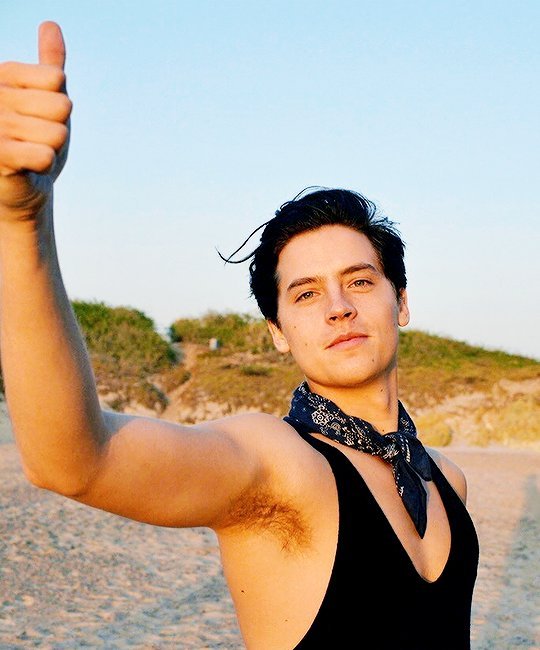 cole sprouse armpit