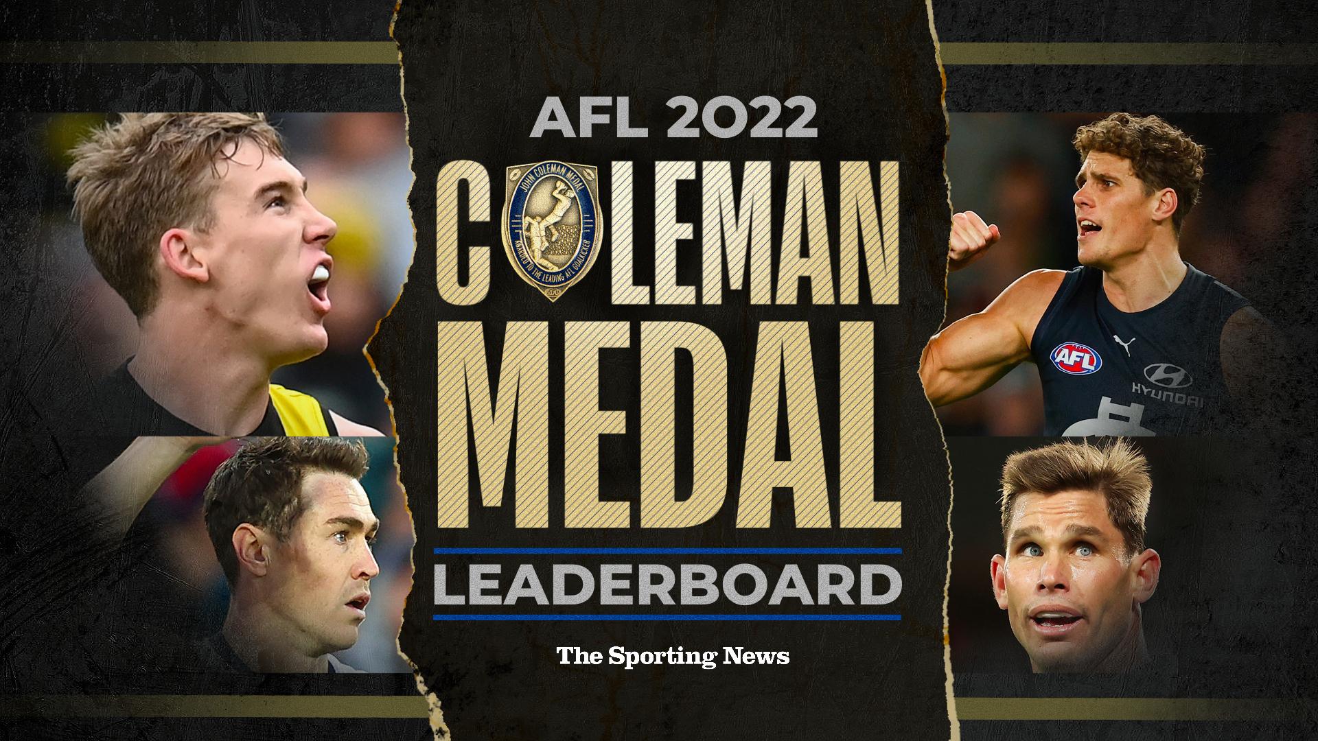 coleman medal standings