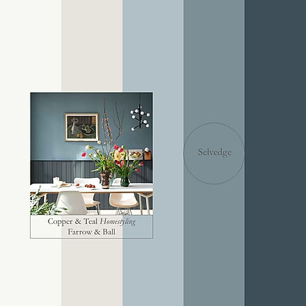 colour combination farrow and ball de nimes