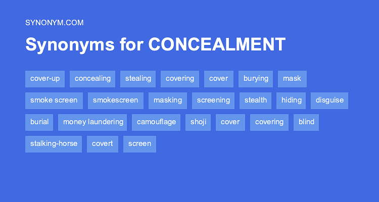 conceal synonyms