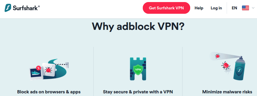 conectado a vpn de ads blocker