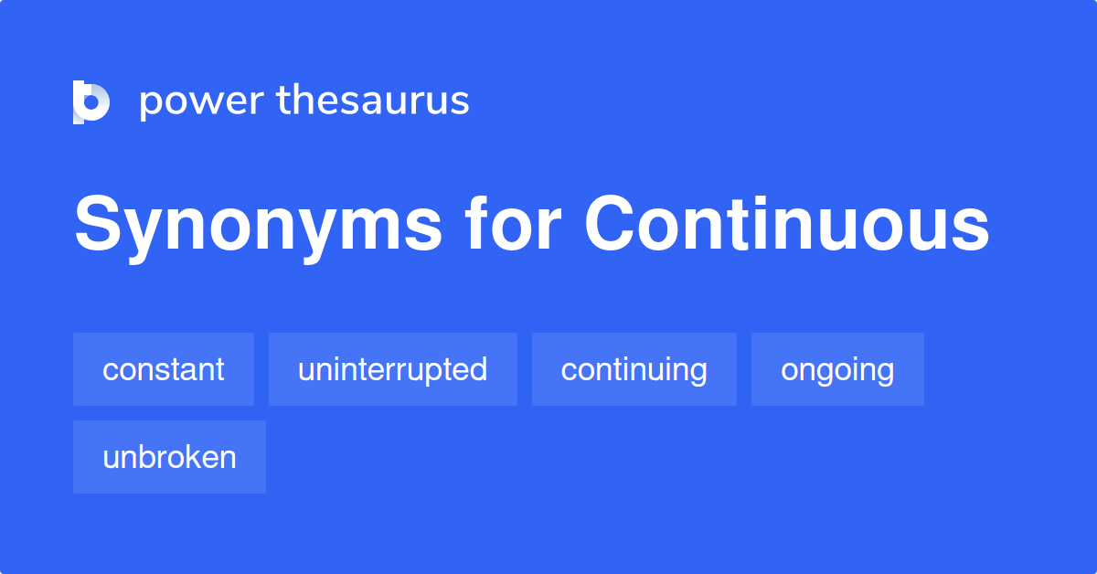 continuous antonym