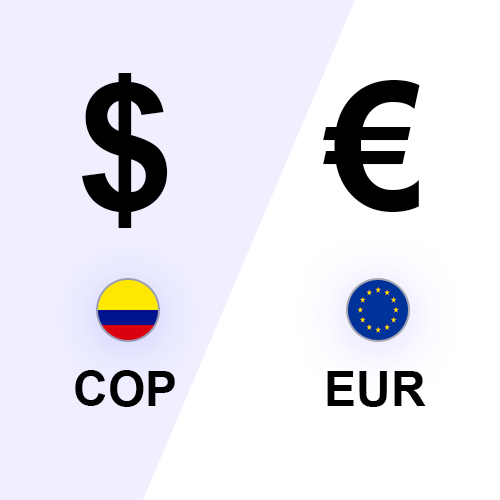 convert colombian pesos to euros