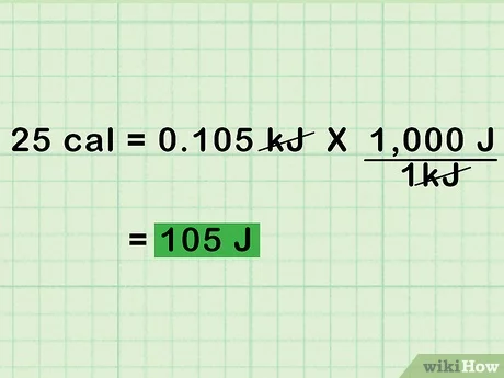 convert kj to calories