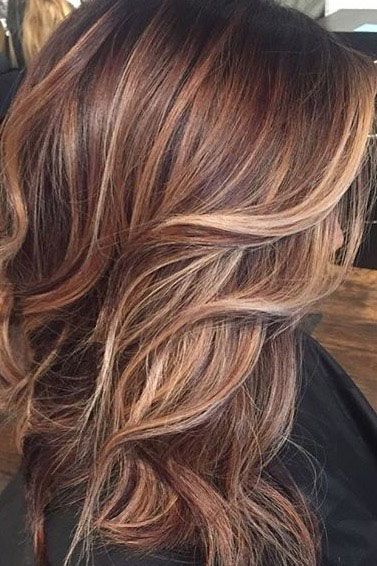 copper and blonde highlights