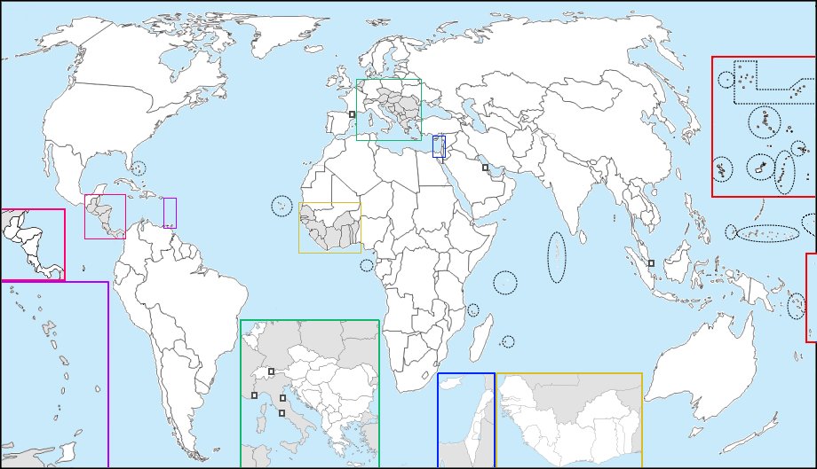 countries of the world sporcle