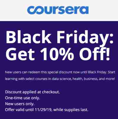 coursera black friday