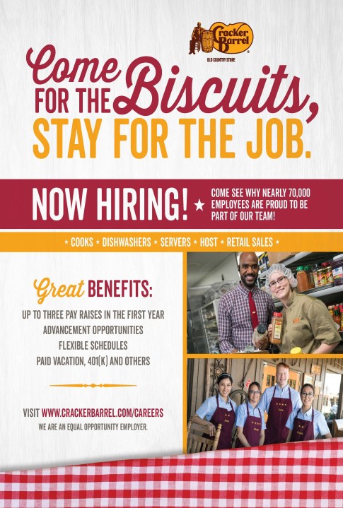 cracker barrel careers