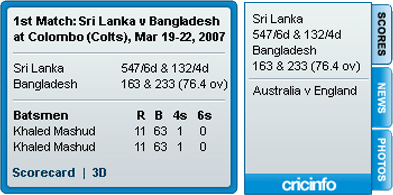 cricinfo info live score