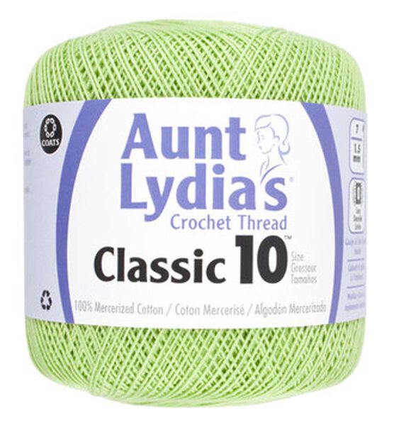 crochet thread size 10