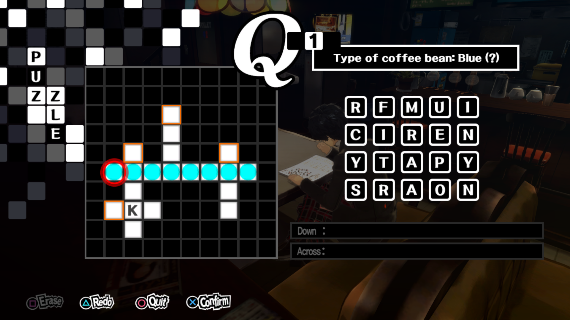 crossword answers persona 5