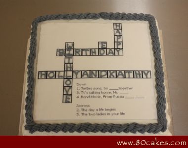 crossword rich cake