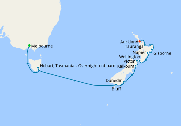 cruises from melbourne to new zealand 2024