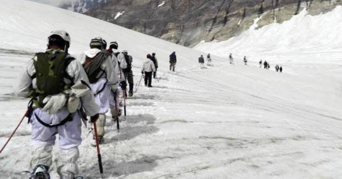 current temperature in siachen glacier