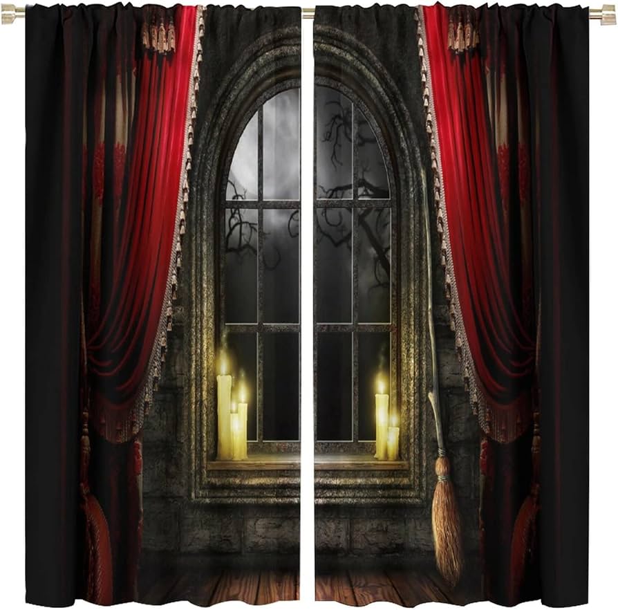 curtains gothic