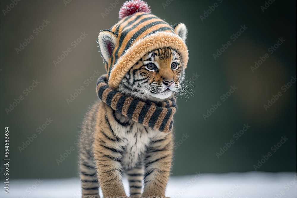 cute baby tiger